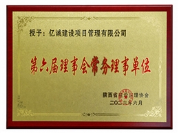 陕西省建设监理协会第六届理事会常务理事单位