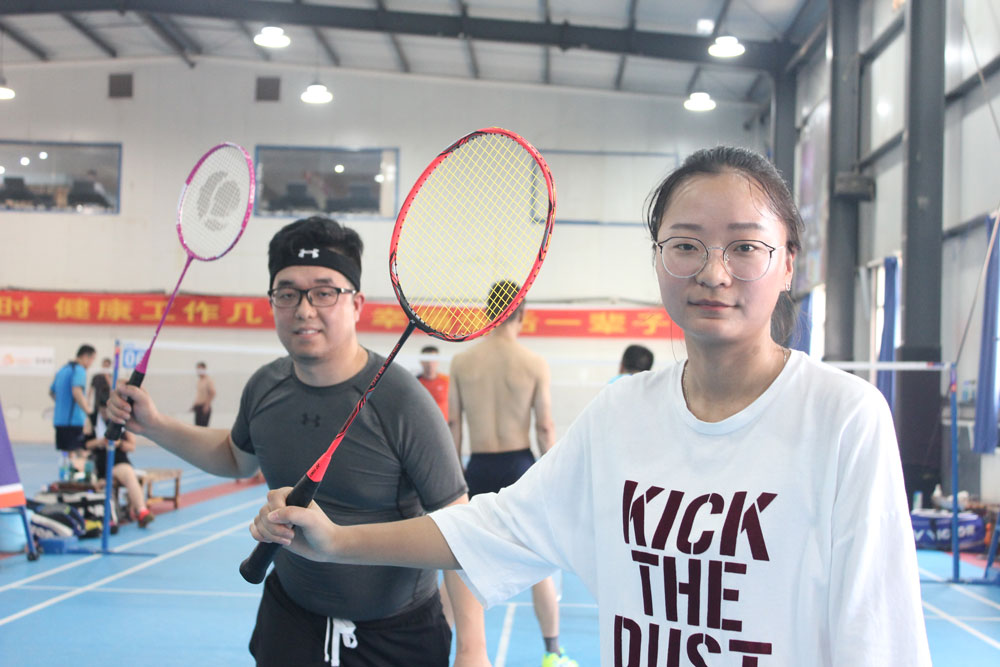 混双冠军:造价咨询中心李航、李莎莎 混双冠军:造价咨询中心李航、李莎莎