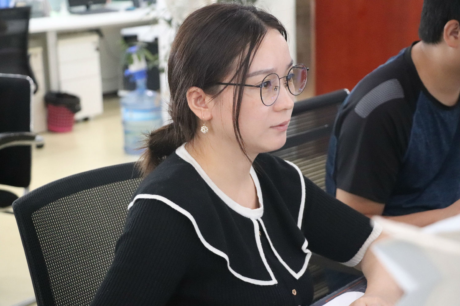 参赛人员积极答题