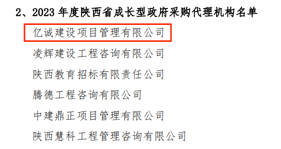 2023年度陕西省成长型政府采购代理机构.png 2023年度陕西省成长型政府采购代理机构.png